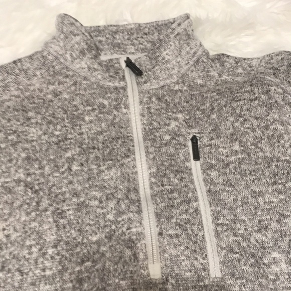 Woolrich Gray Fleece Pullover Sz Medium - Picture 8 of 10